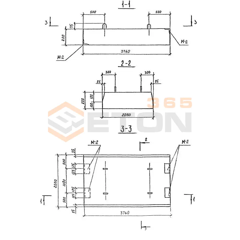 Плиты Серия 3.903 КЛ-13 П 38-21