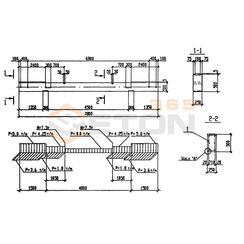 Траверсы Серия 3.016.1-11 Т 6-9