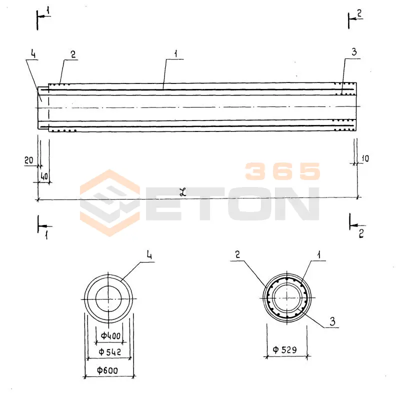 Сваи-колонны Серия 3.015-5/86 СК 12-60 т3 (3.015-5/86)