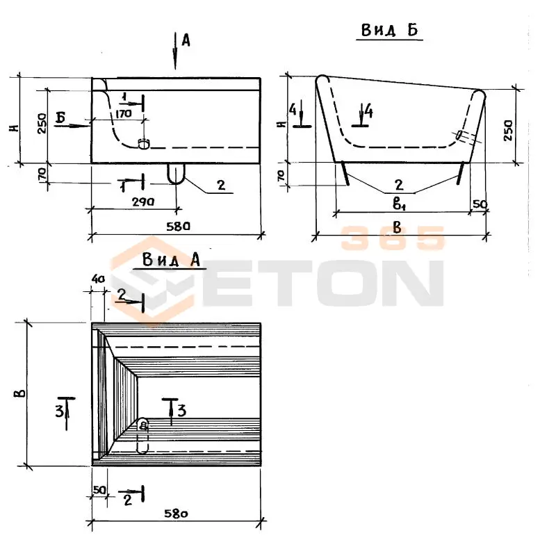 Кормушки Серия 3.818.9-2 1КТ 58-60-25