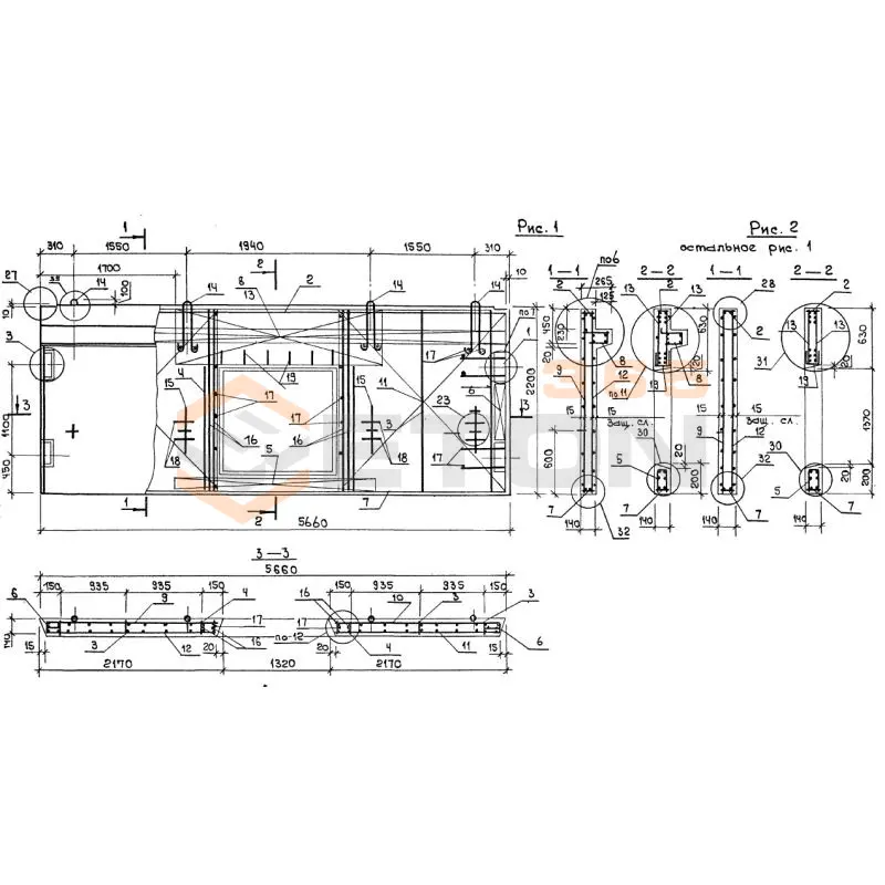 Диафрагмы жесткости Серия 1.220.1-3м 1ДП 57-22 (1.220.1-3м)