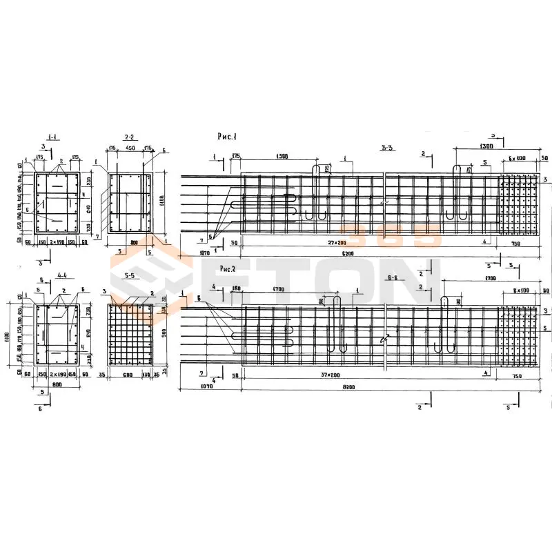 Блоки стоек Серия 3.503.1-76 2СП 6-51-2