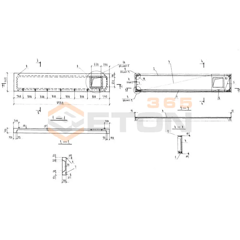 Плиты лоджий Серия 1.137.1 КЛ-3 ПЛР 63-12-3 тп