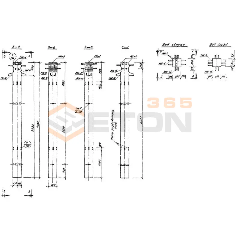 Колонны Серия ИИС 04-2 СКВ 1-16-42-3 (ИИС 04-2)