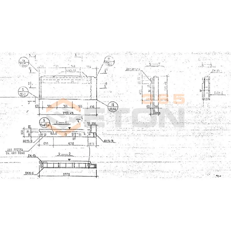 Панели наружных стен Серия 1.232 КЛ-2 НР 5-27-9-35 (1.232 КЛ-2)