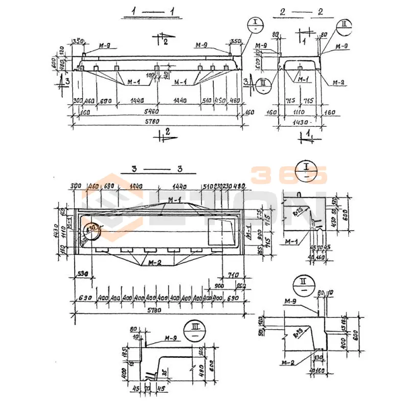 Блоки камер Серия 3.903 КЛ-13 ВБК 5,5 (900х600)