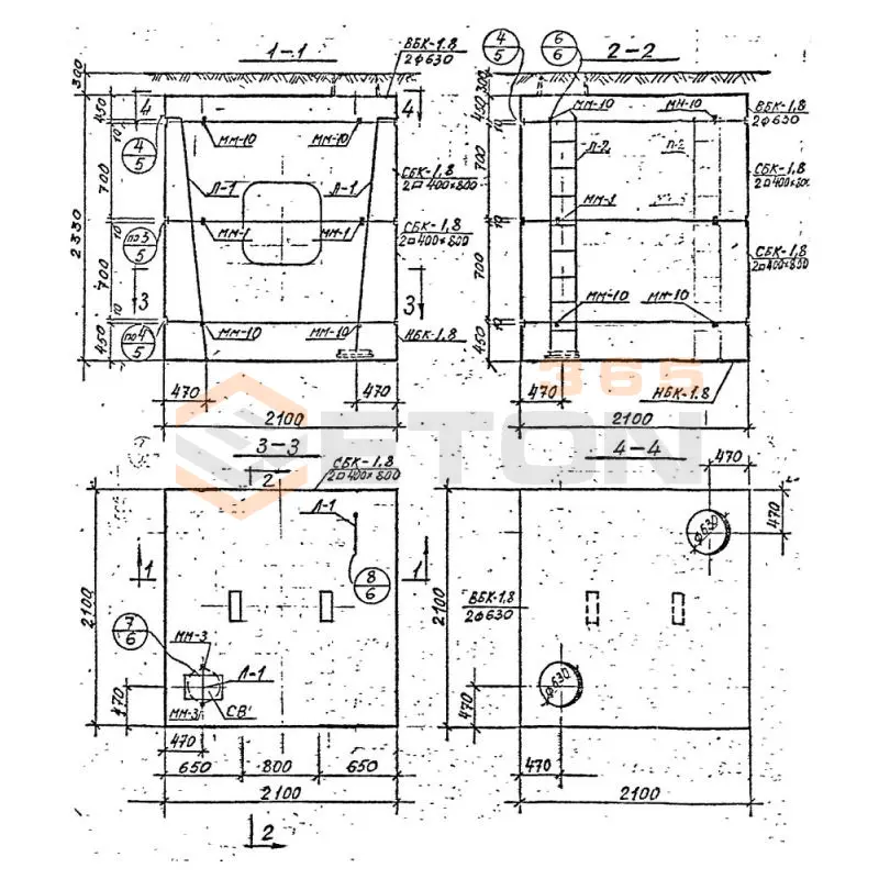 Камеры тепловые Серия 3.903 КЛ-13 Камера 1,8-1,8-2,0