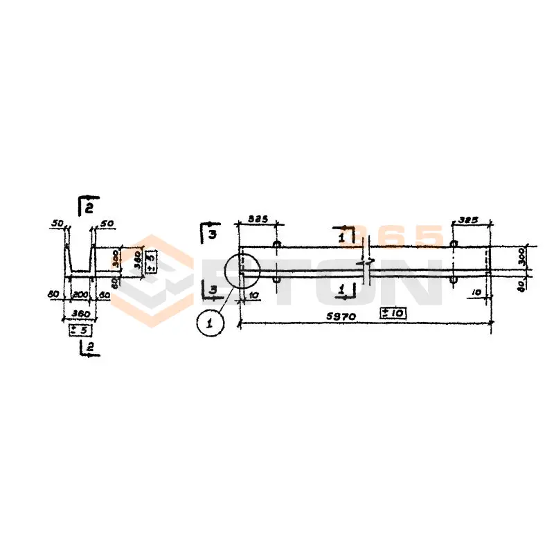 Элементы прямоугольных лотков Серия 3.900-2 ЛП 1-60