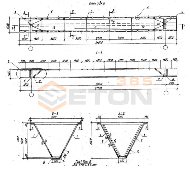 Складки Серия 1.266.1-3 СК 18-1 ВрII м-2