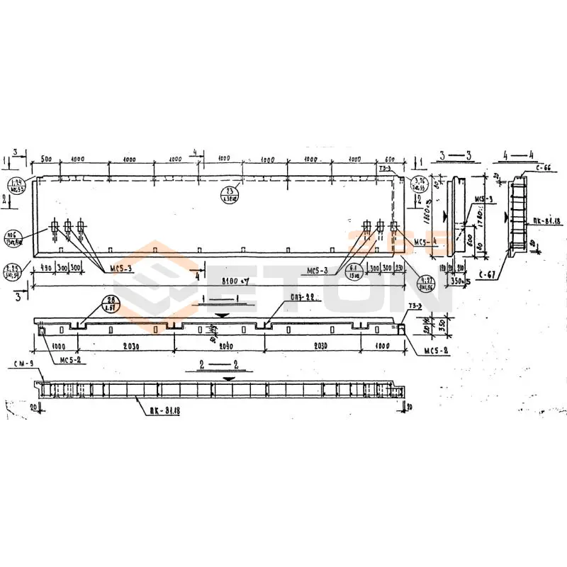 Панели наружных стен Серия 1.232 КЛ-2 НР 2-81-18-35 (1.232 КЛ-2)
