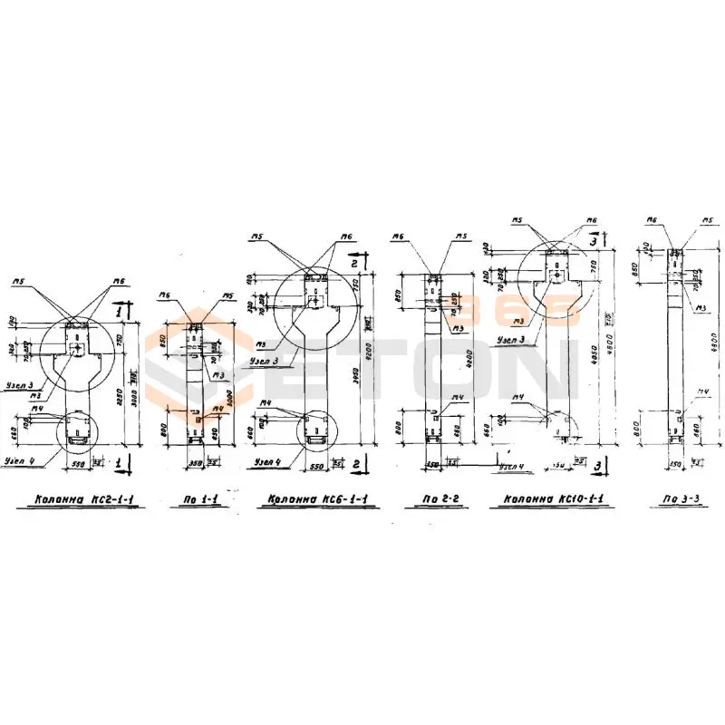 Колонны Серия ИИС 62 КС 10-1-1 (ИИС 62)
