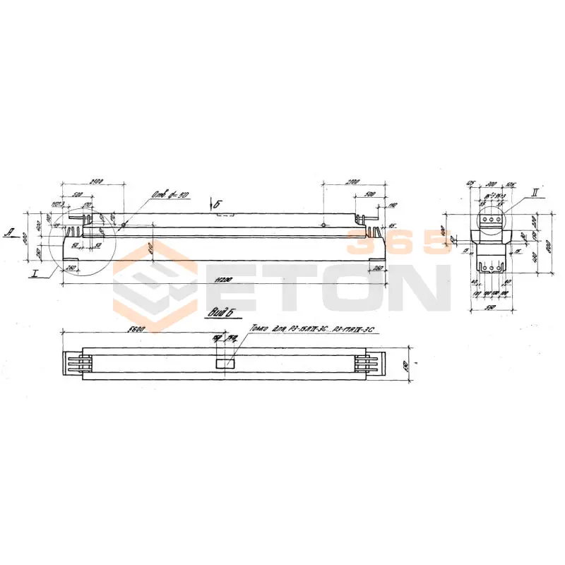 Ригели лестничных клеток Серия 1.420.1-20с РЛ 1-3 с