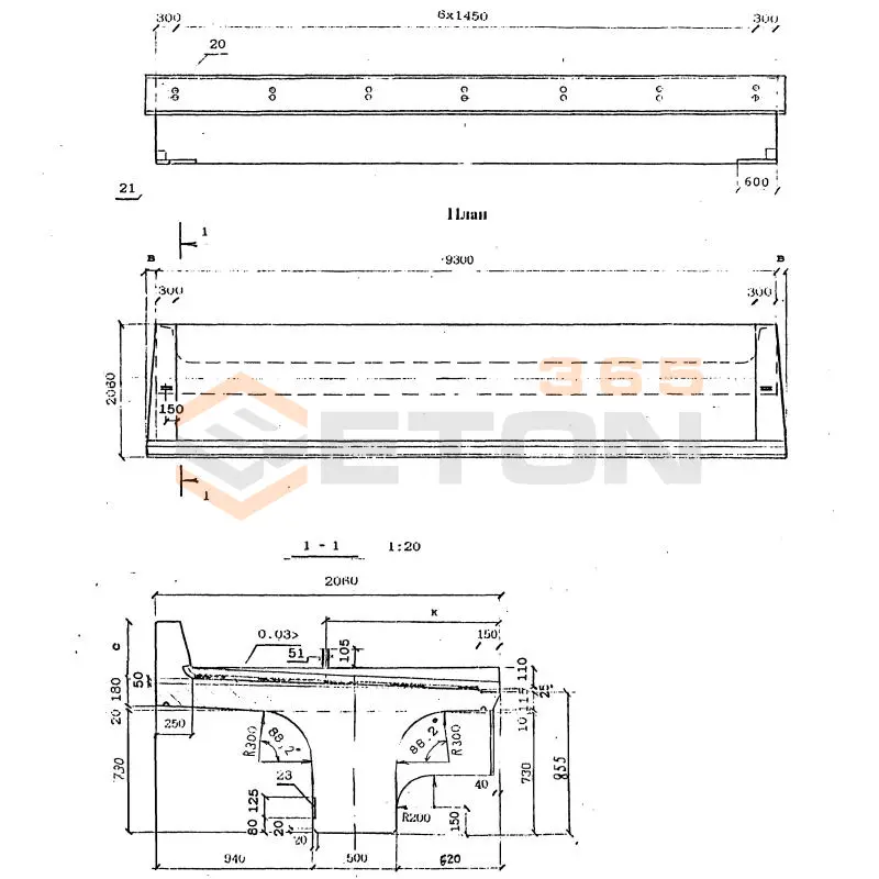 Балки Серия 3.501.1-175.93 БП 1-93-2 к3м1