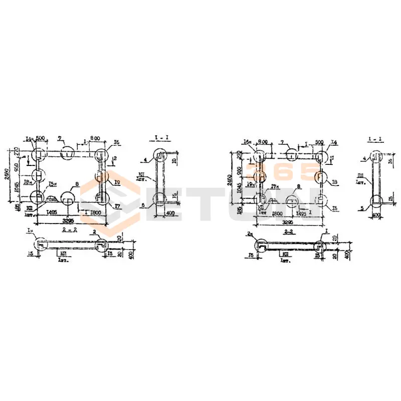 Панели наружных стен Серия 1.090.1-7с 2ПС 33-25-4 пс (1.090.1-7с)