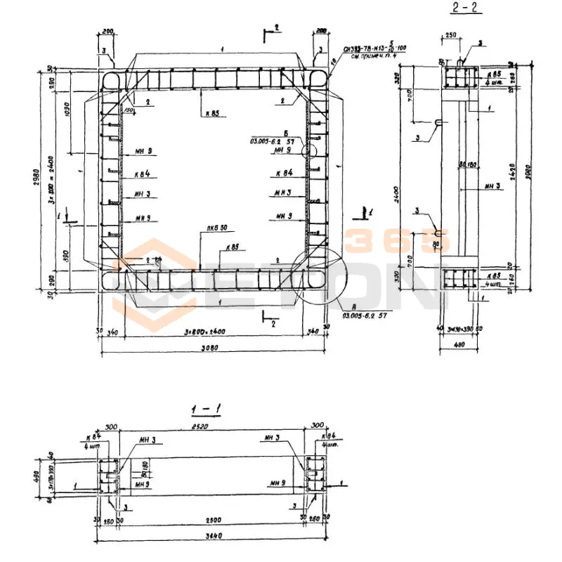 Блоки Серия 03.005-6 БВТЛ III 2,5-2,4
