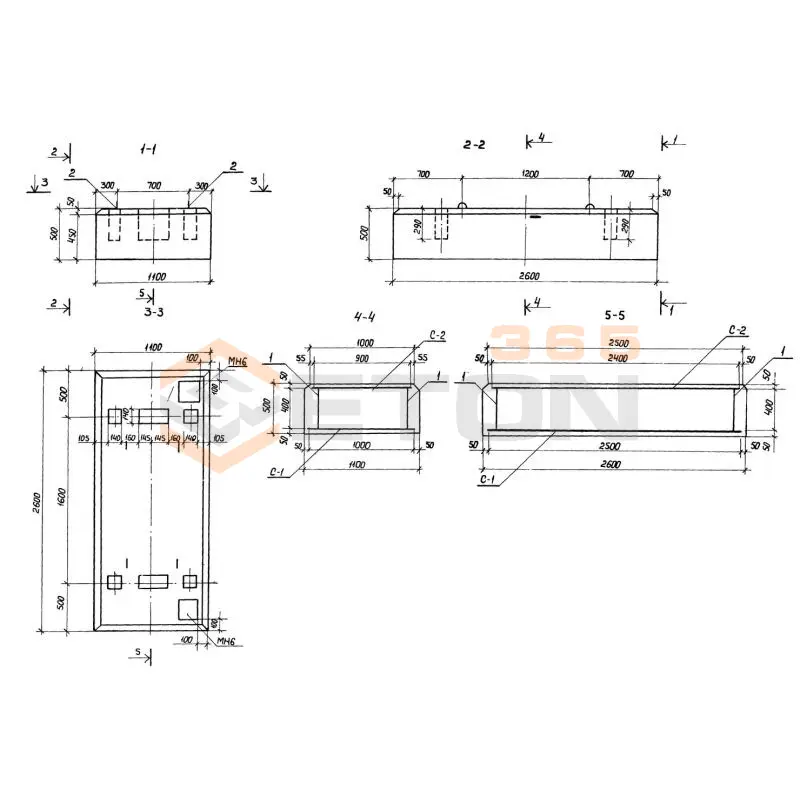 Блоки Серия 3.014.1-2 ПБ 1