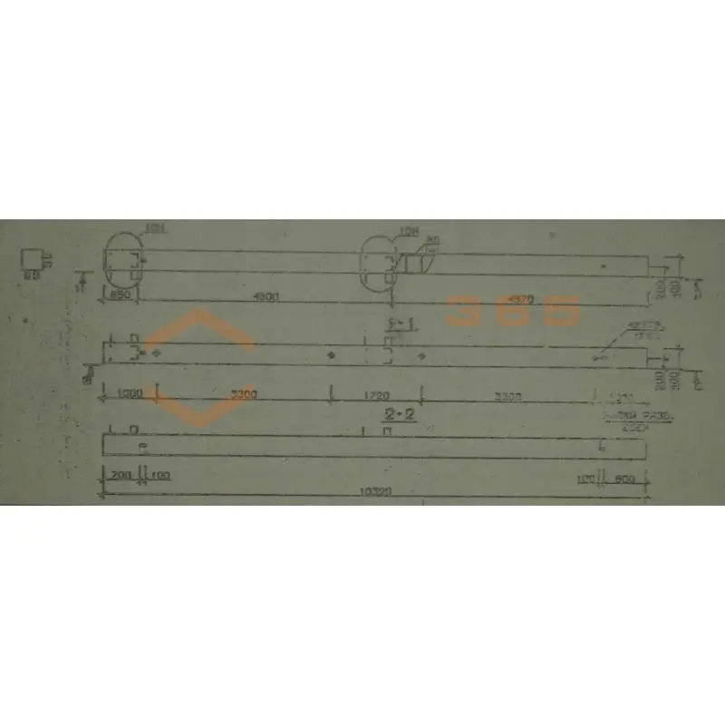 Колонны железобетонные (р.ч.346.3-07-31 КЖИ, инд.) 5КВ 30-103-1 сн1