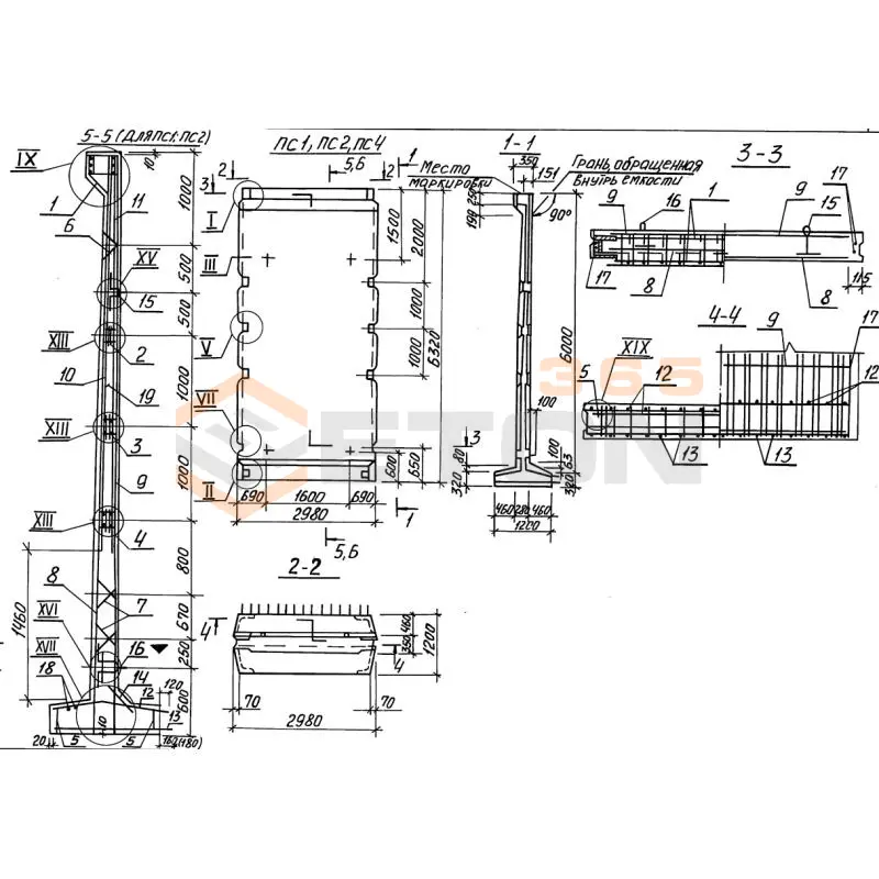 Панели стеновые Серия 3.900.1-10 ПСП 60 б1 ш