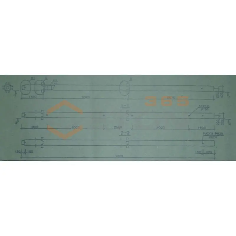 Колонны сечением 400х400 мм для зданий с высотами этажей 5,4-6,0 и 6,0 (7,2) м Серия 1.020.1-2с/89 2КН 60-136-1