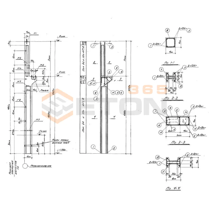 Колонны Серия КЭ 01-06 К III-1 б (КЭ 01-06)
