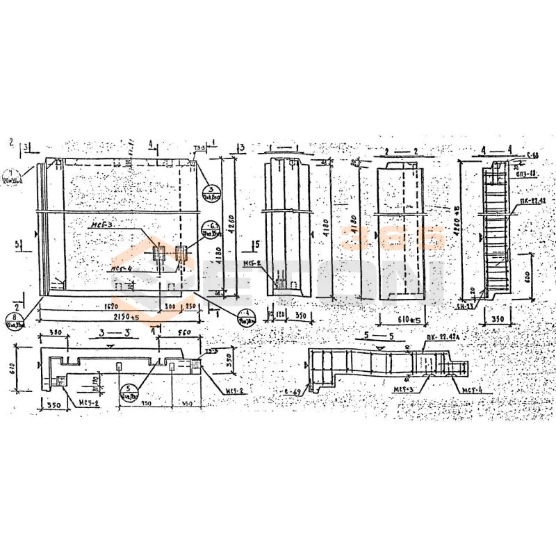 Панели наружных стен Серия 1.232 КЛ-2 НР 3-22-42-35 л (1.232 КЛ-2)