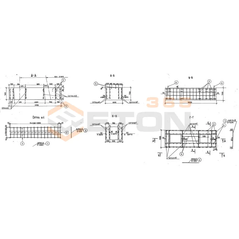 Подколонники Серия 3.503-23 ПК 305
