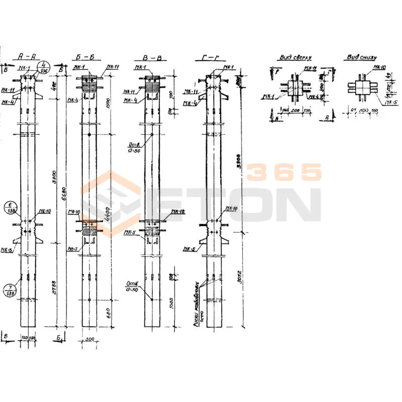 Колонны Серия ИИС 04-2 СКВ 1-20-66-3 (ИИС 04-2)
