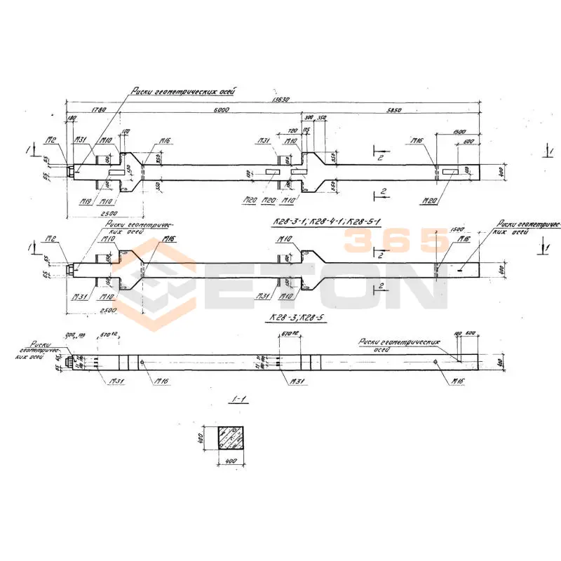 Колонны Серия 1.420-6 К 28-5