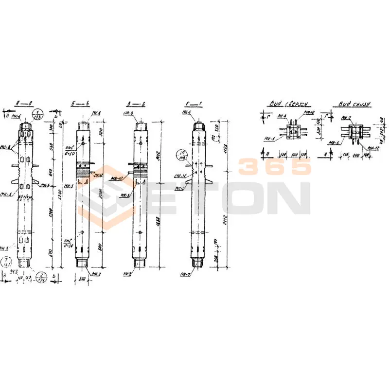 Колонны Серия ИИС 04-2 СКВ 2-16-33-3 а (ИИС 04-2)