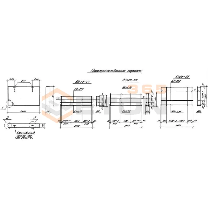 Панели стеновые толщиной 350 мм Серия 1.030.1-1/88 ПС 30-18-3,5 л