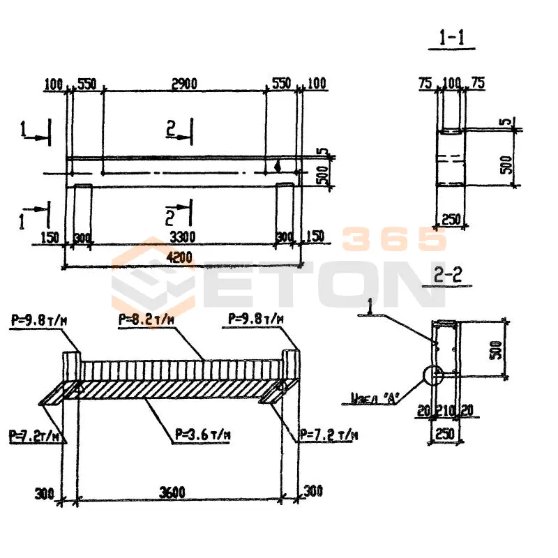 Траверсы Серия 3.016.1-11 Т 3-5