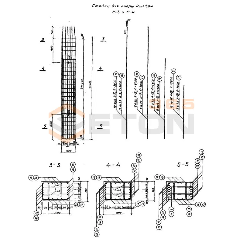 Стойки Серия 3.501-61 С 3 (3.501-61)