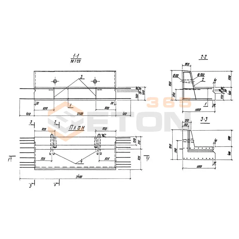 Блоки гасителей Серия 3.820.1-29 БГ 2 (3.820.1-29)