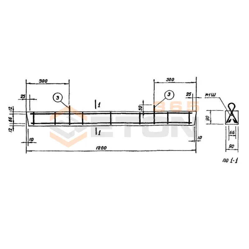 Перемычки Серия ИИ 01-02 ША 1 (ИИ 01-02)