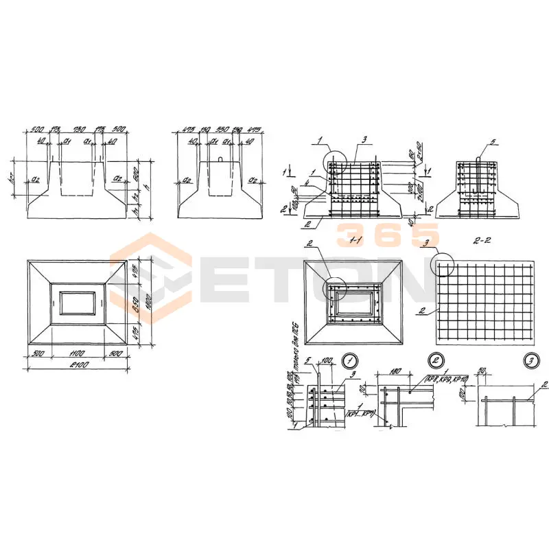 Ростверки Серия 1.411.1-4 25Ф 4-2 (1.411.1-4)