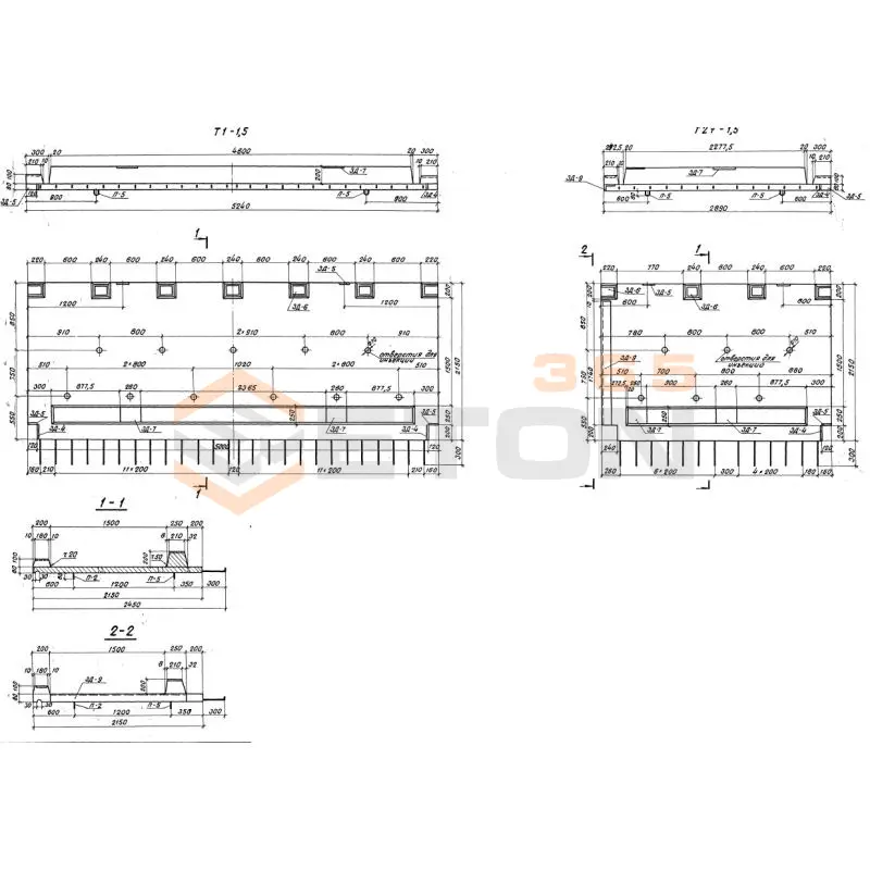 Блоки тротуара Серия 3.503-50 Т 1-1,5 (3.503-50)