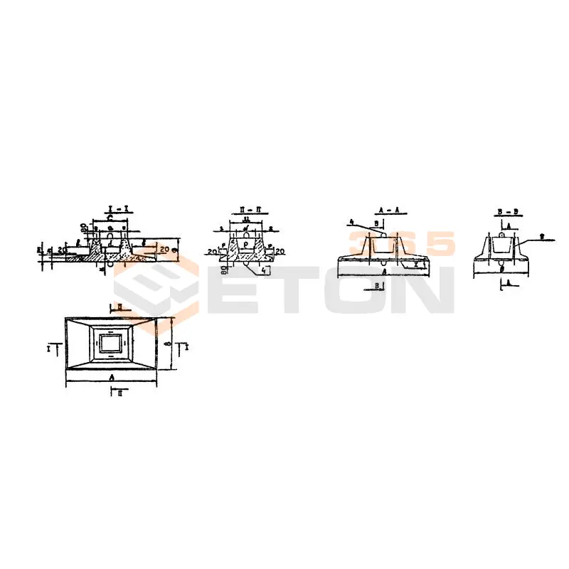 Фундаменты опор Серия 3.820.1-34с Ф 12-6
