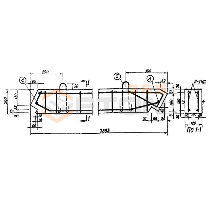 Косоуры Серия ИИ 01-02 К 1 (ИИ 01-02)