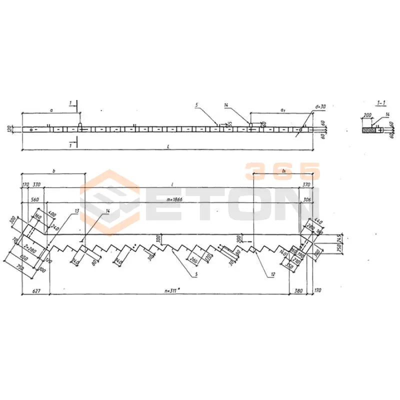 Косоуры Серия 3.501-180.95 ЛБ 5