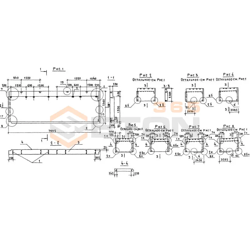 Панели парапета Серия 1.138.1-17 1НЧ 71-25-35-50 л-3,1,2 л (1.138.1-17)