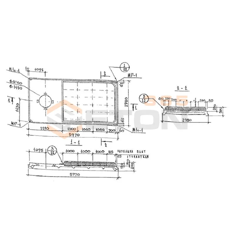 Плиты покрытия комплексные Шифр 912 КПВ 10-4 АIIIв Т М150 (Шифр 912)