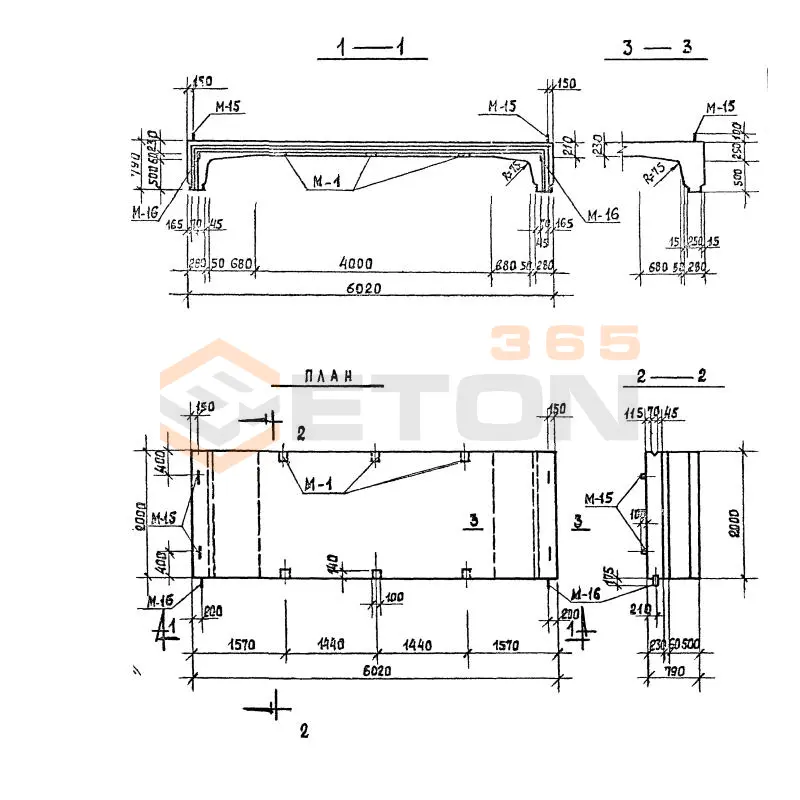 Блоки камер Серия 3.903 КЛ-13 СБК 5,5