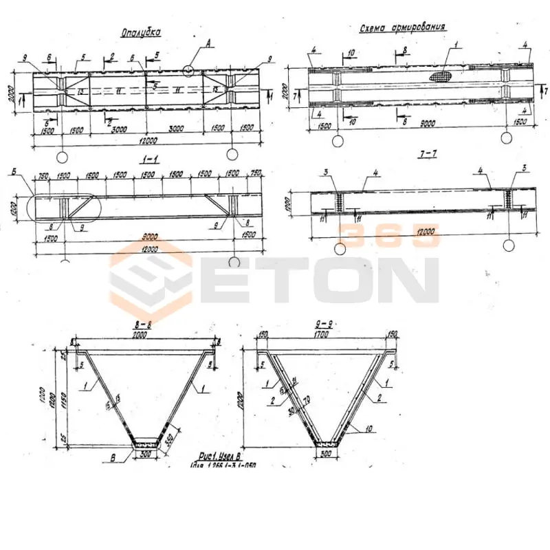 Складки Серия 1.266.1-3 СК 9-1 ВрII м-2