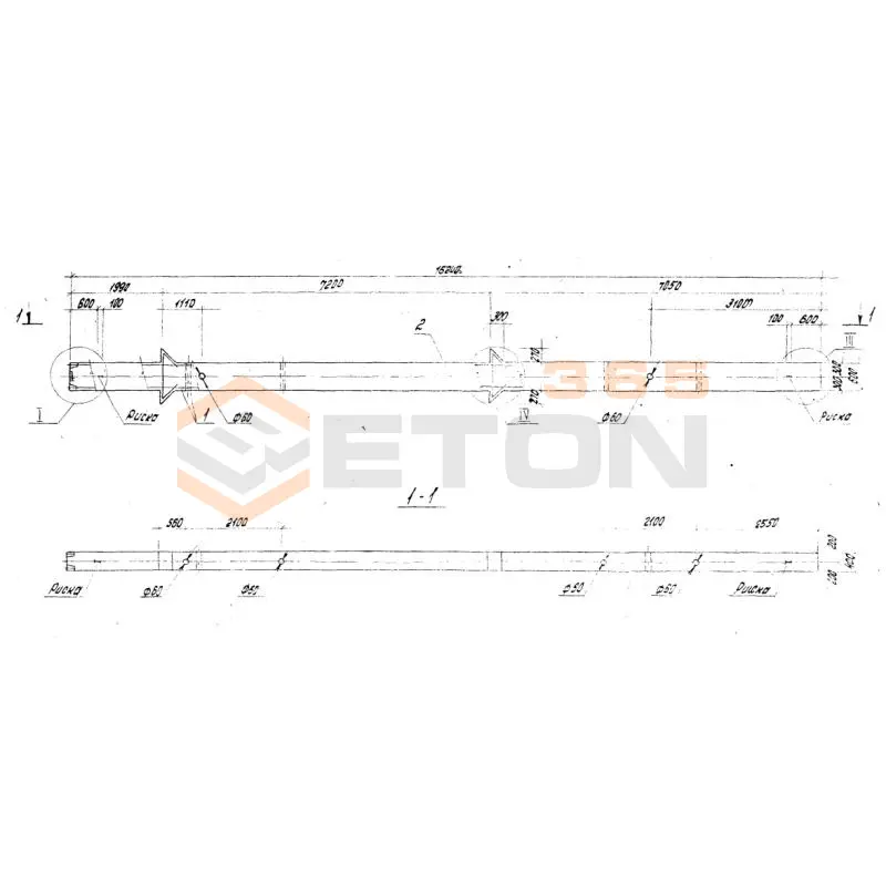 Колонны высотой 7,2 м Серия 1.420.1-20с К 36-3 с