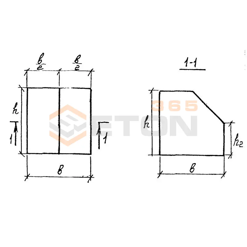 Упоры на повороте трубопровода в вертикальной плоскости выпуклостью вниз Серия 3.001.1-3 УН 30