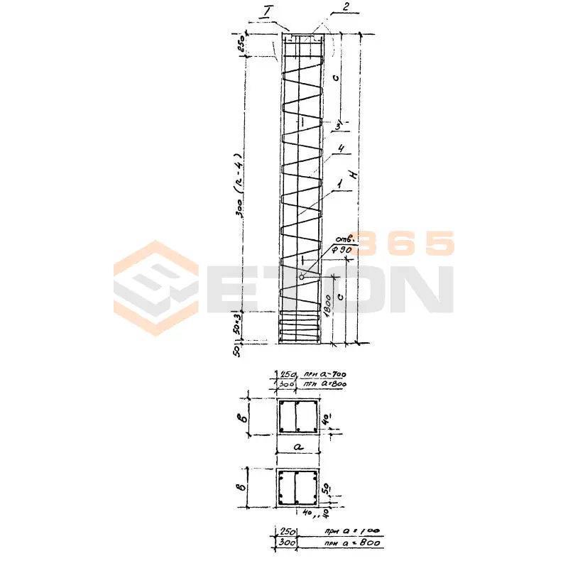 Колонны Серия 1.423.1-7 8К 154-5 АIV
