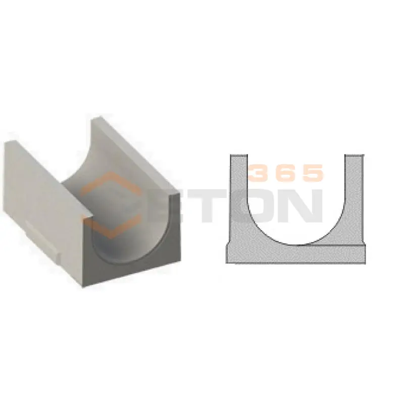 Лотки водосточные без уклона СТО 57388863-001-2008 ЛВК 100-250-130 (в к-те с усил.насадками,чугун.решетками)