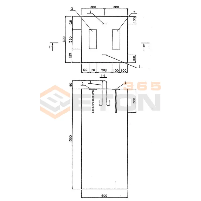 Фундаменты Серия 3.503.1-96 Ф 60-112-130