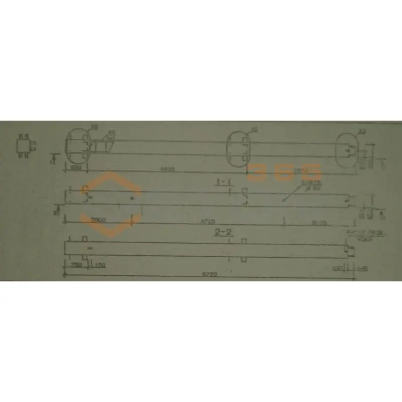 Колонны сечением 400х400 мм для зданий с высотами этажей 4,8 и 4,8 (6,0) м Серия 1.020.1-2с/89 3КВ 48-87-1 с