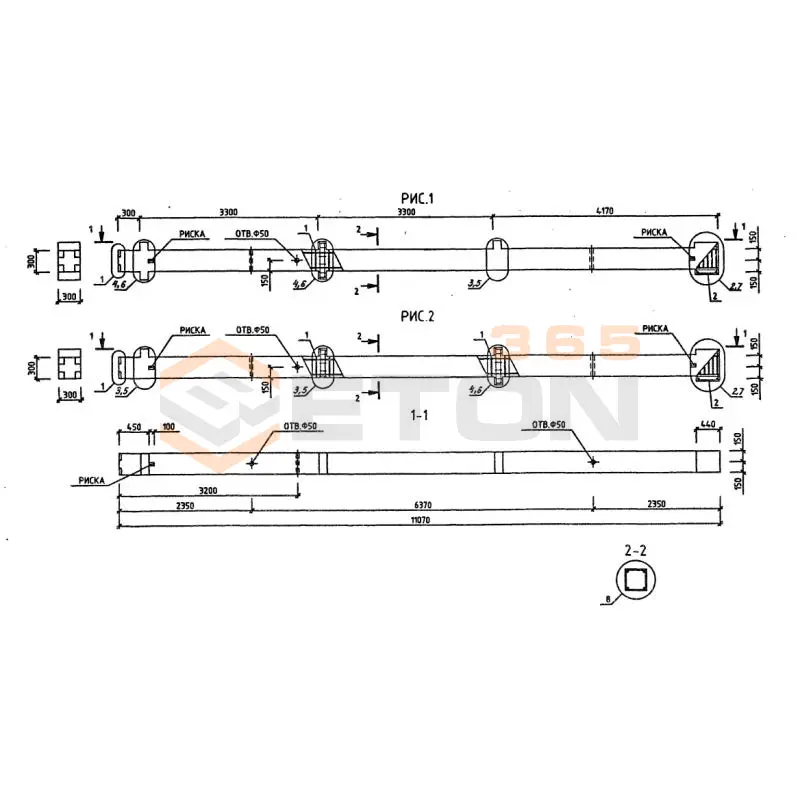 Колонны Серия 1.220.1-3м КДМ3С 3-33-25,2 (1.220.1-3м)